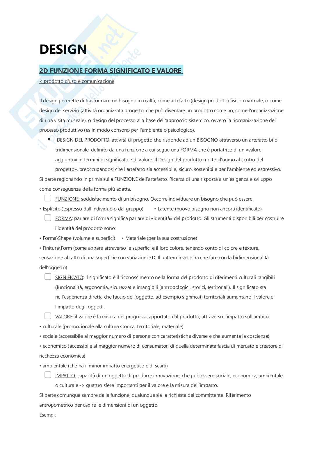 Appunti di Keyword Design   Pag. 1