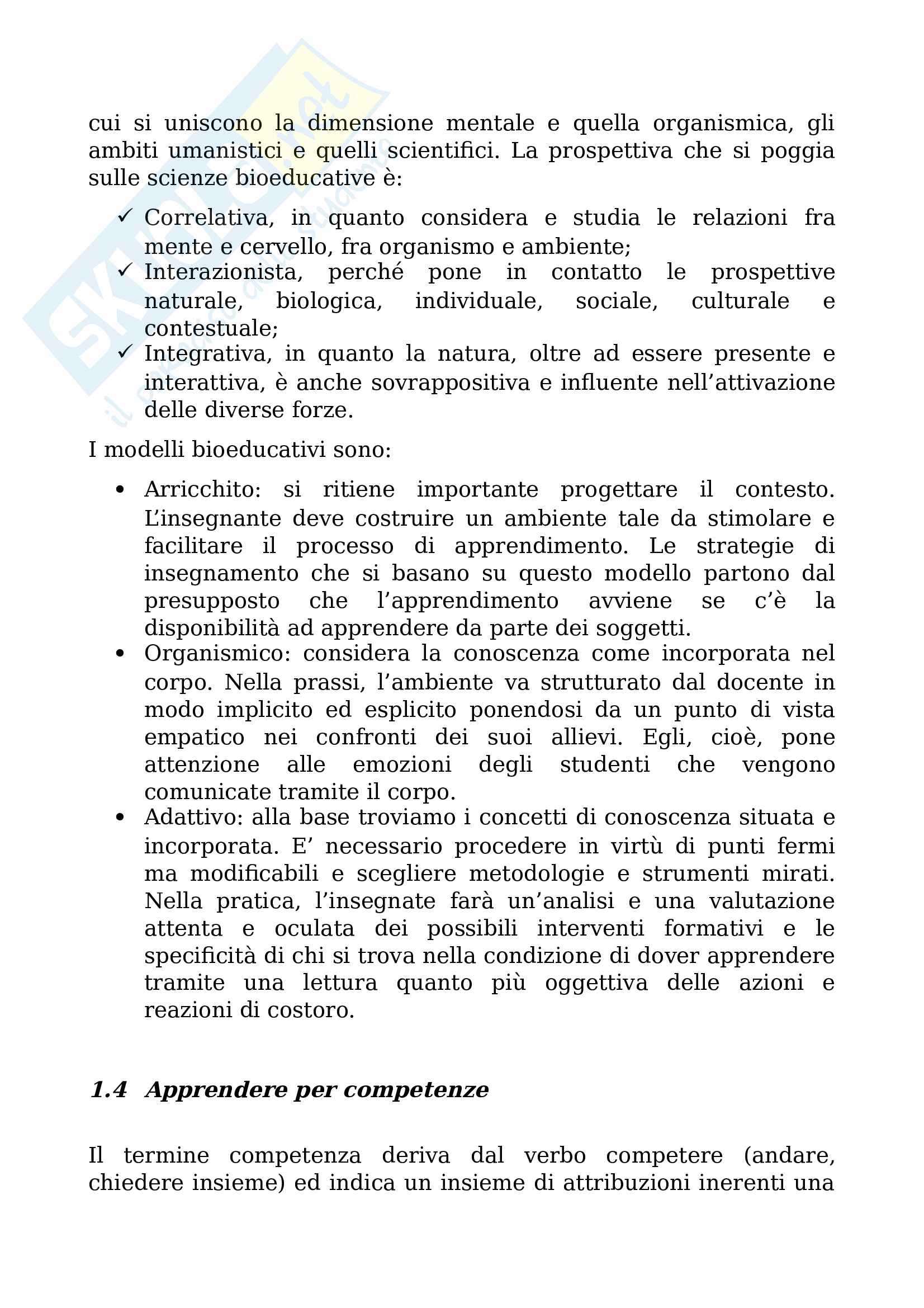 Riassunto esame Modelli e strategie di valutazione delle competenze, prof. Vegliante, libro consigliato L'azione di insegnamento per lo sviluppo di competenze, Marzano Pag. 31