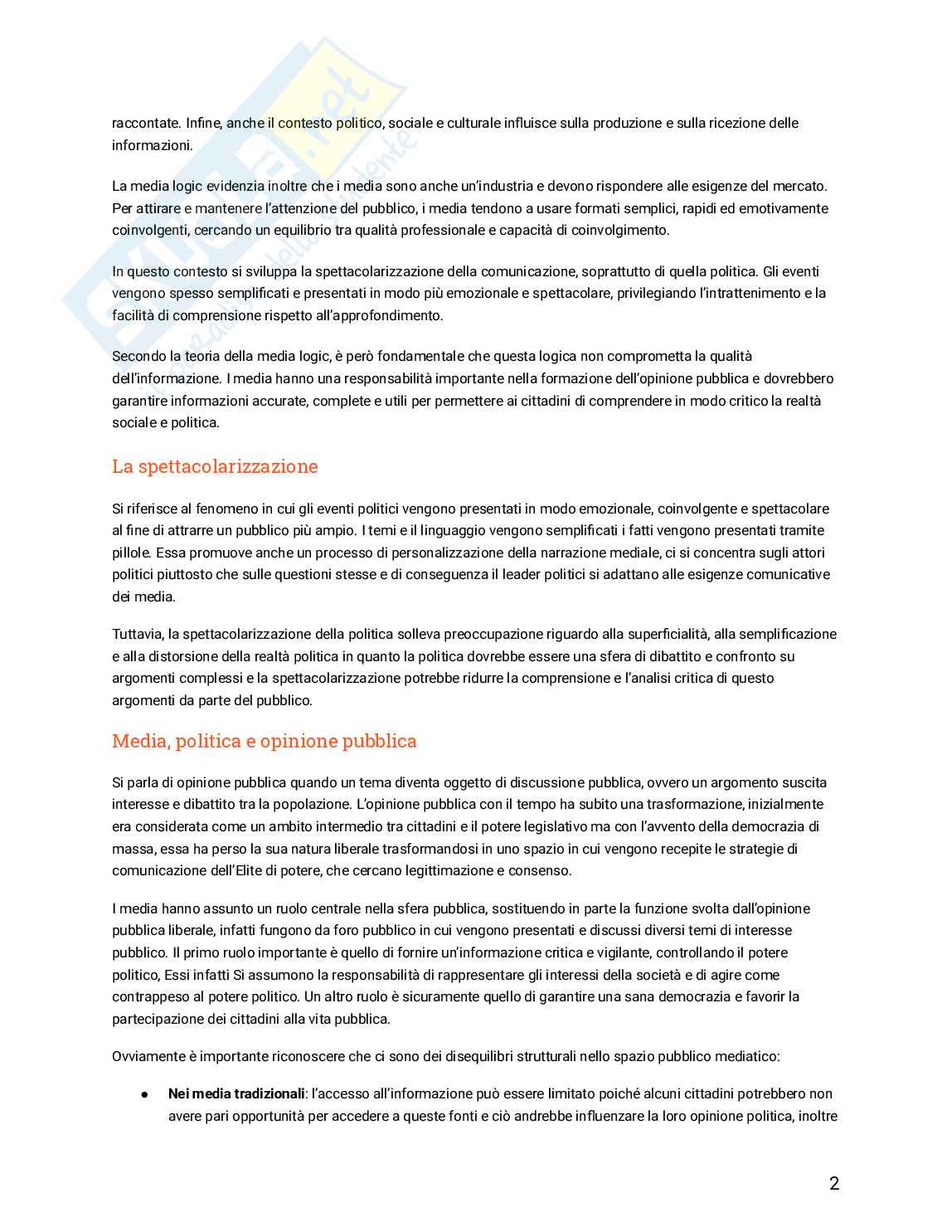 Linguaggi e tecniche della comunicazione pubblica Pag. 2