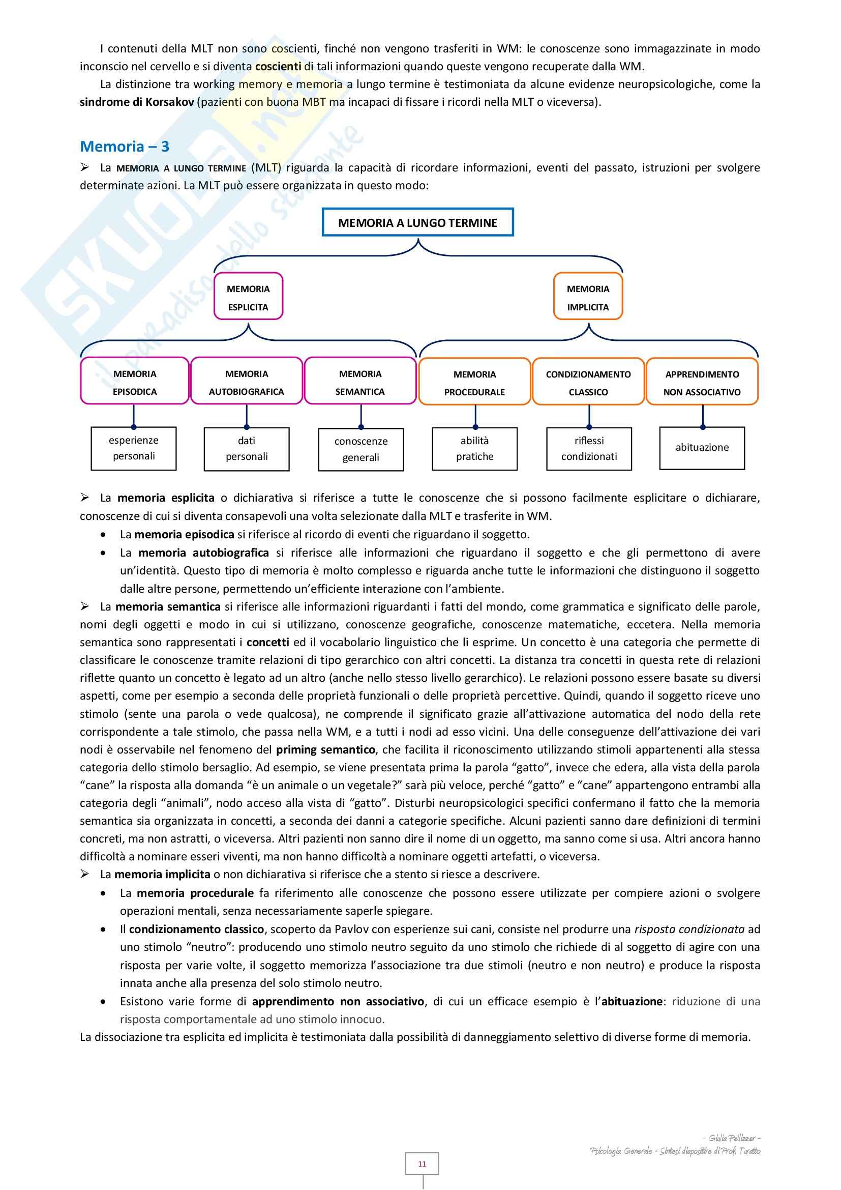 Psicologia generale - Appunti Pag. 11