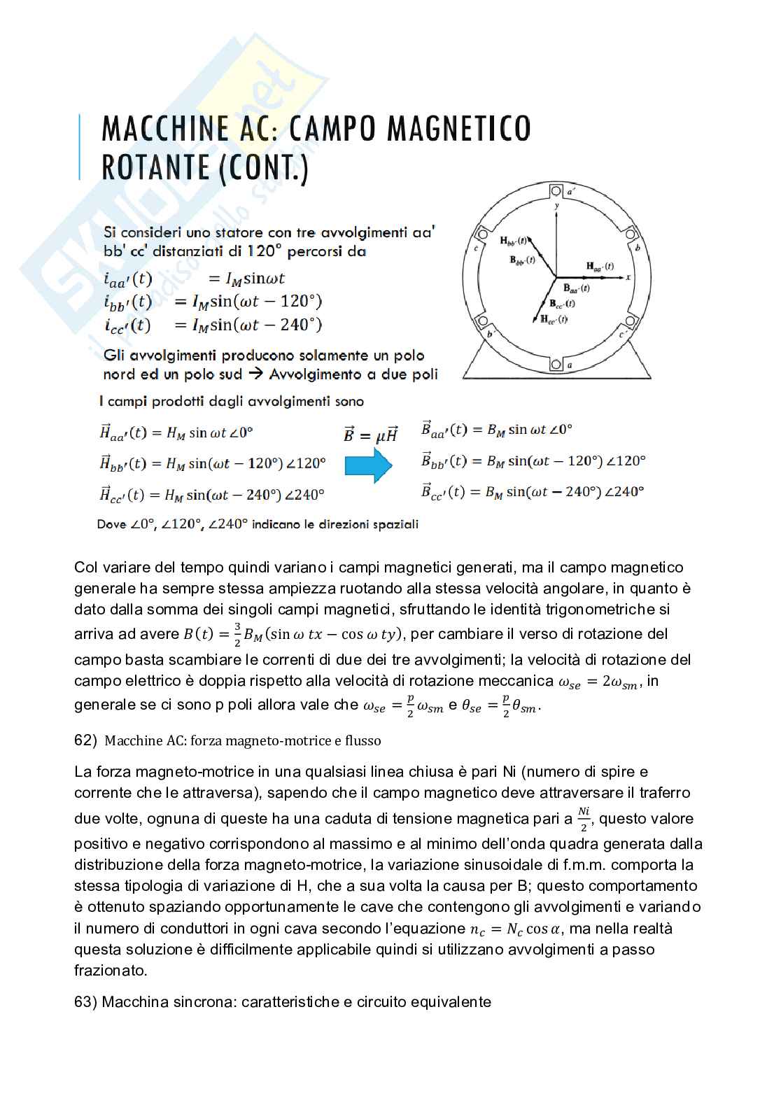 Formulario e risposte teoriche di Elettrotecnica Pag. 31