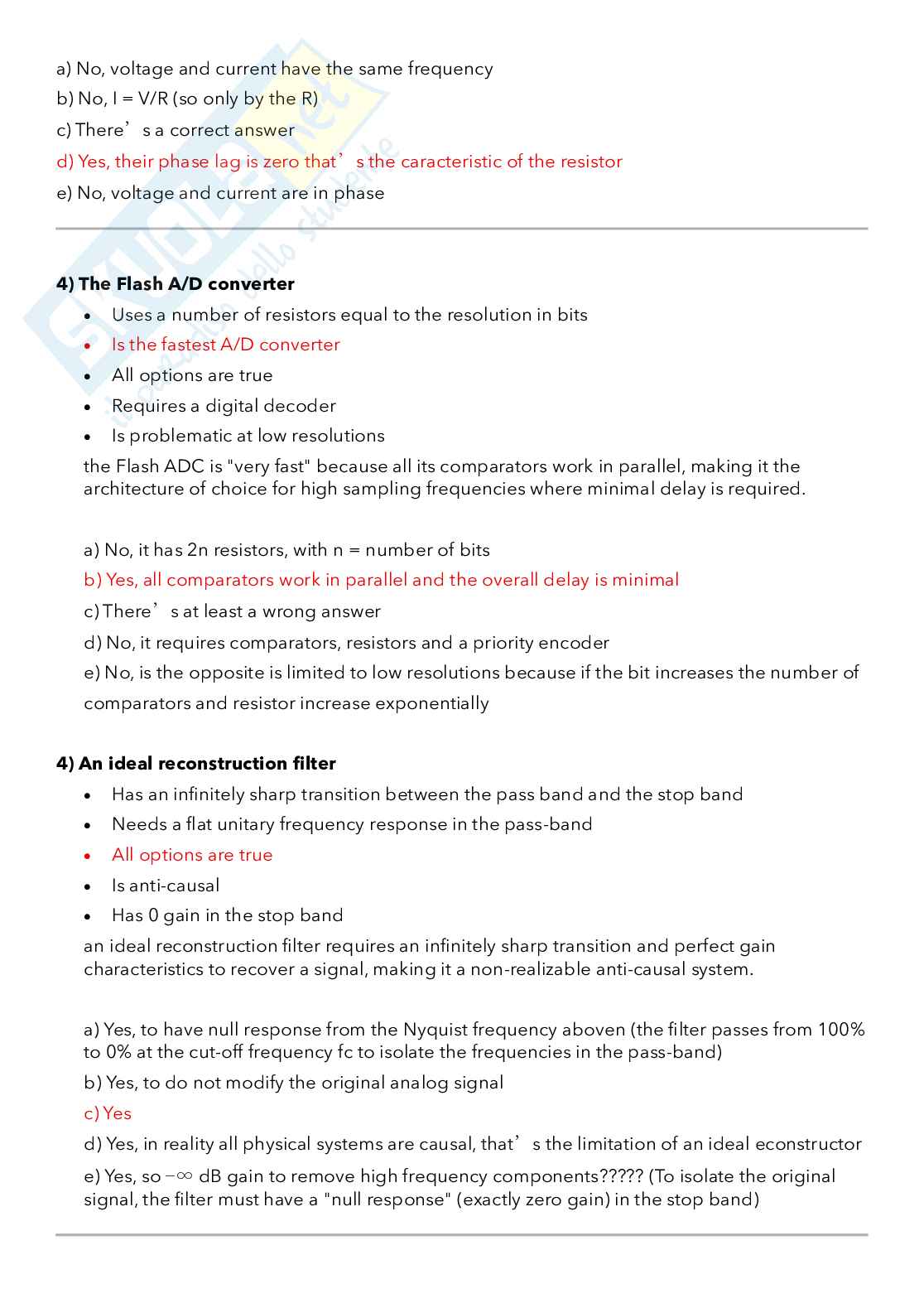Prove svolte di Automotive Electronics Systems con giustificazioni 2026 Pag. 31