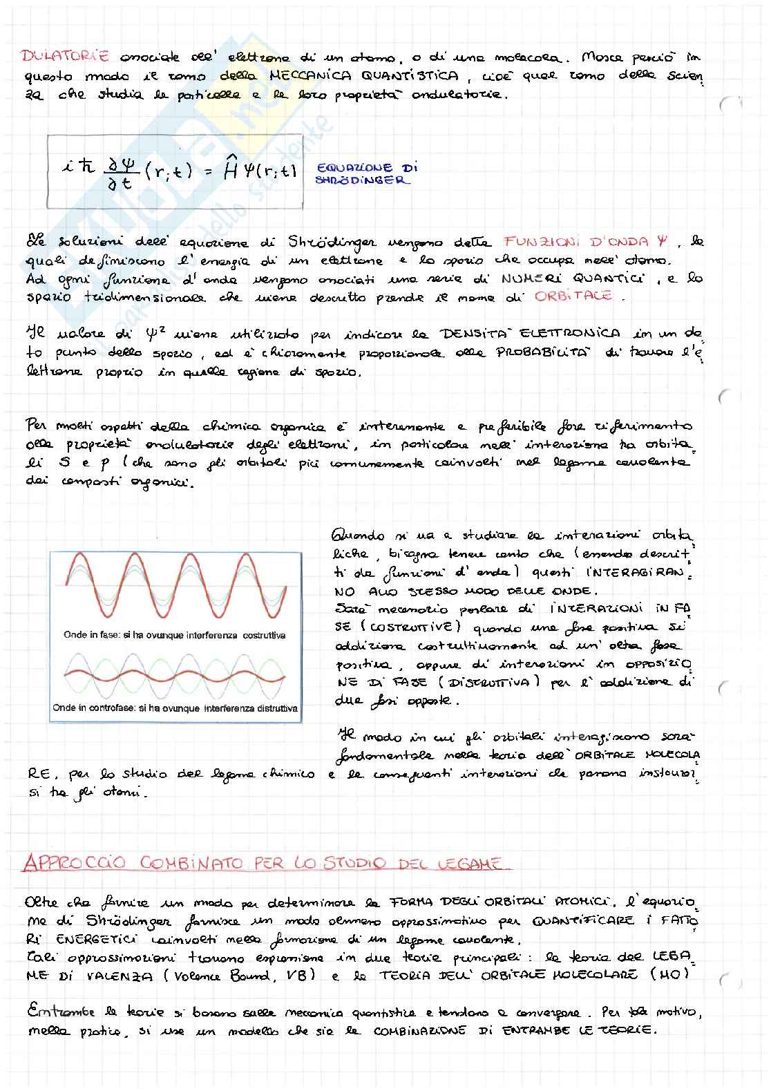 Prima parte di appunti completi per esame di Chimica organica 1  Pag. 2