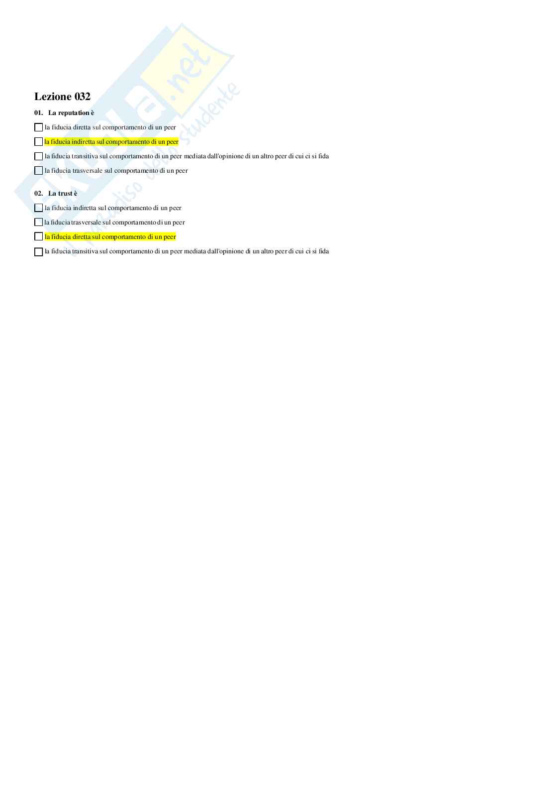 Sicurezza delle reti Pag. 41