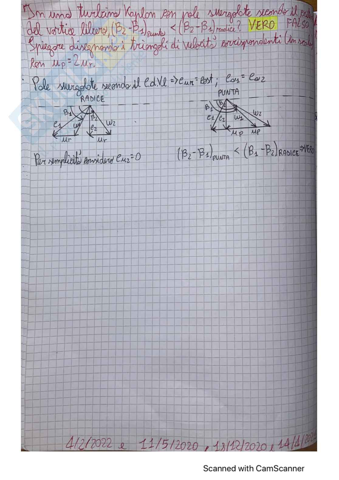 Preorali di Sistemi energetici e macchine a fluido I sulle turbine idrauliche Pag. 1