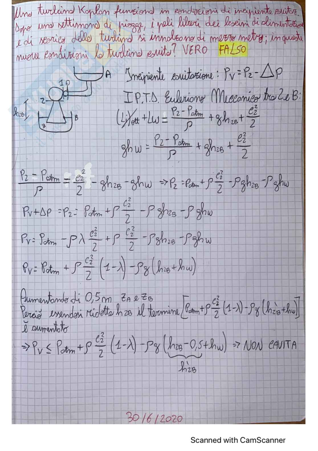 Preorali di Sistemi energetici e macchine a fluido I sulle turbine idrauliche Pag. 2