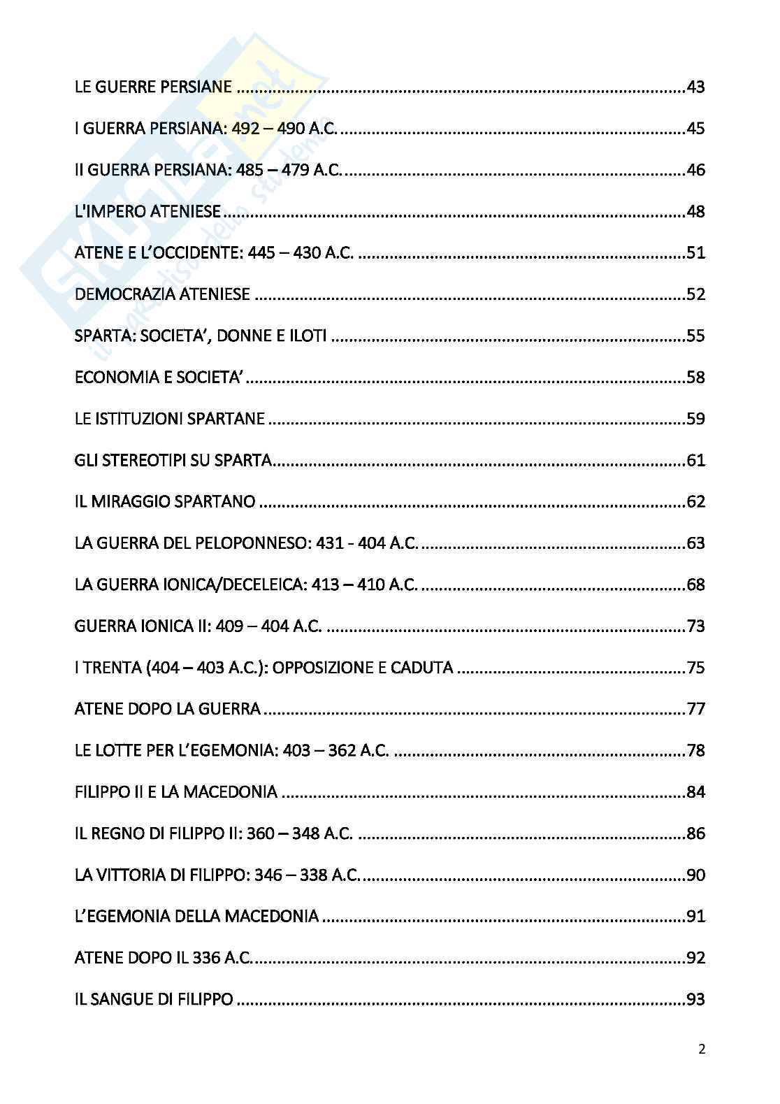 Appunti completi del corso di Storia greca Pag. 2