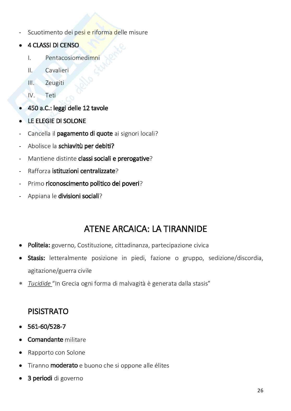 Appunti completi del corso di Storia greca Pag. 26