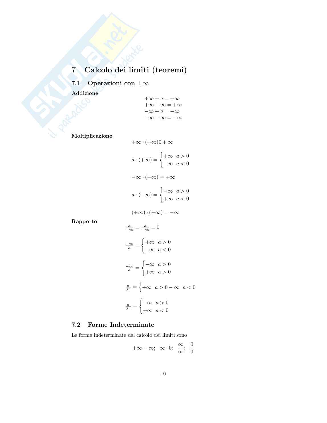 Analisi matematica I - Appunti completi del corso con teoremi e dimostrazioni Pag. 16