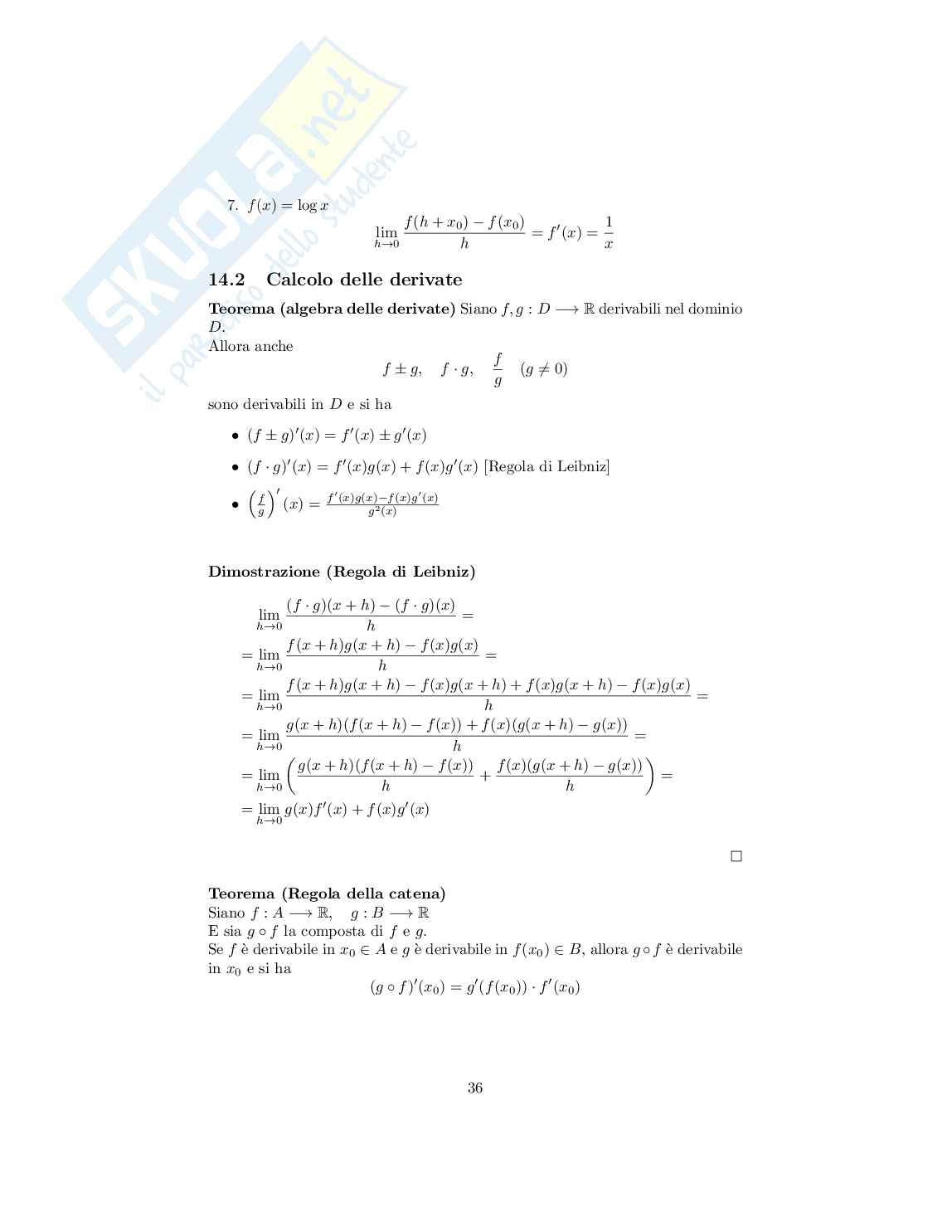 Analisi matematica I - Appunti completi del corso con teoremi e dimostrazioni Pag. 36