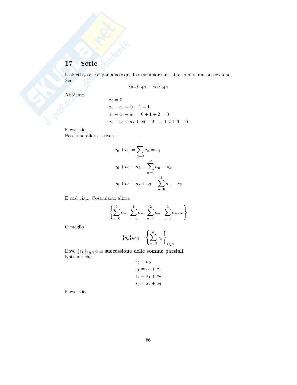 Analisi matematica I - Appunti completi del corso con teoremi e dimostrazioni Pag. 66