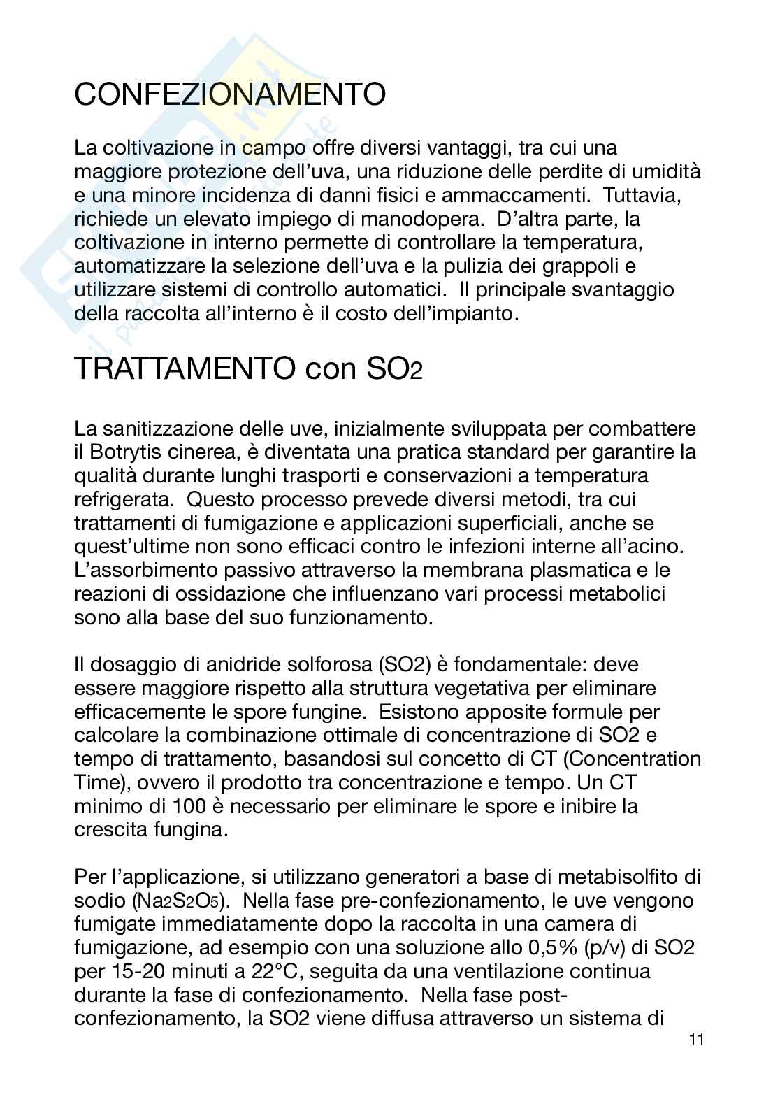 Tecnologia dei derivati della filiera vitivinicola  Pag. 11