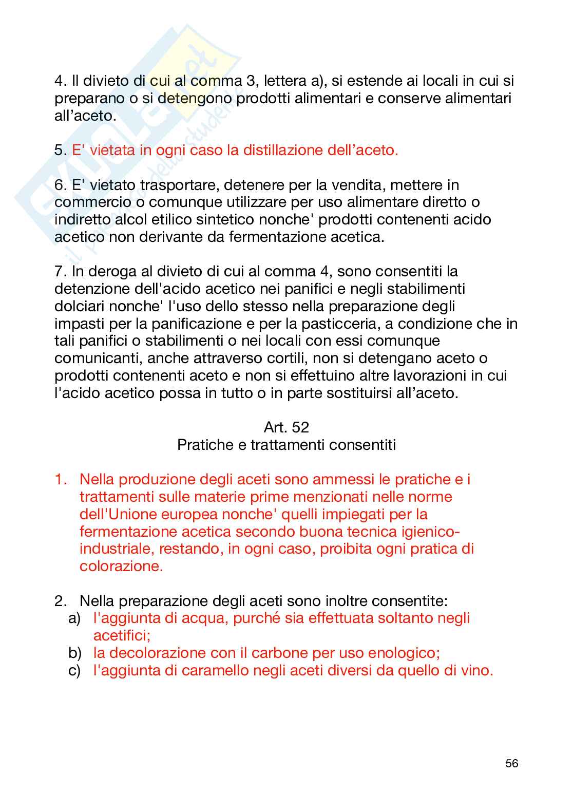 Tecnologia dei derivati della filiera vitivinicola  Pag. 56