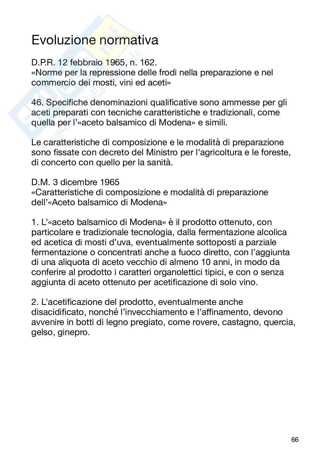 Tecnologia dei derivati della filiera vitivinicola  Pag. 66