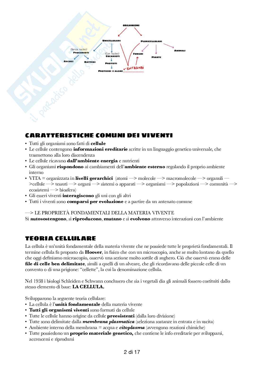 Semestre filtro: Biologia  Pag. 2