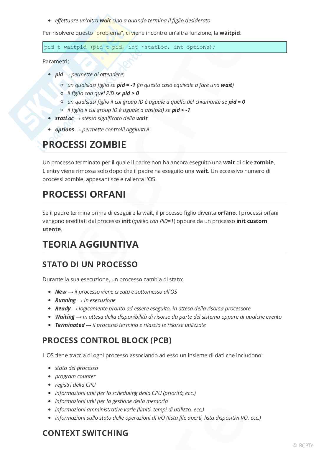 Riassunto esame Sistemi Operativi Pag. 21