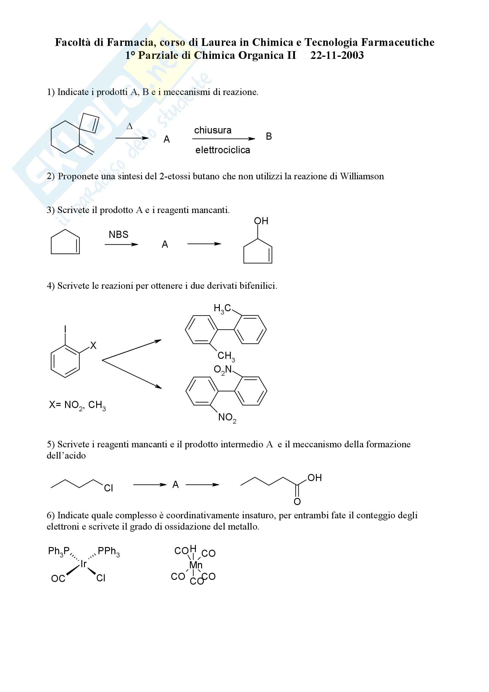 Esercizi Chimica Organica Pdf Con Soluzioni