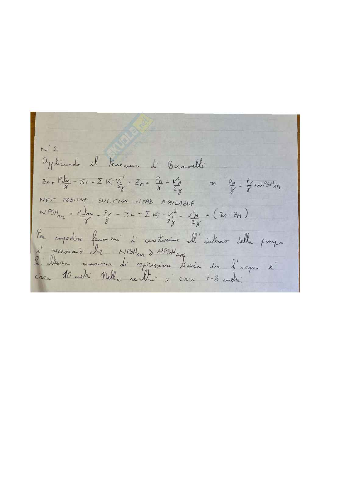 Prove di esame svolte di Sistemi idraulici urbani Pag. 16