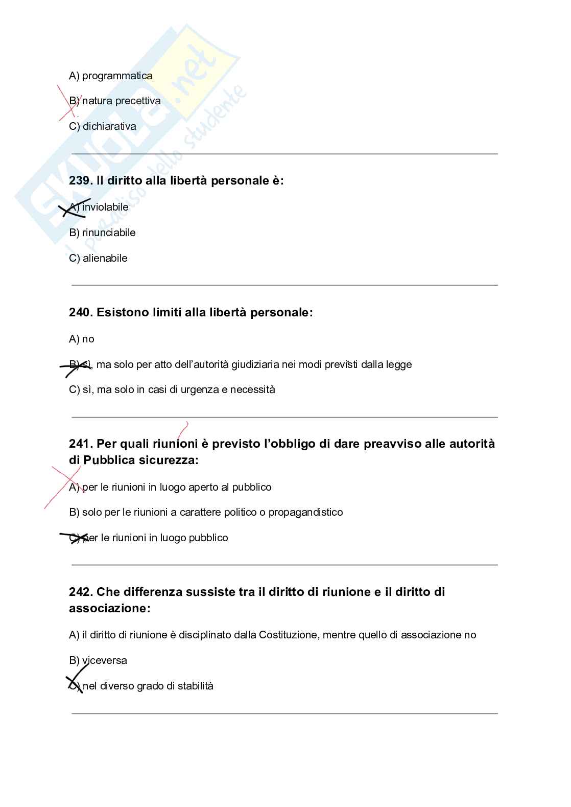 Domande aperte di Istituzioni di diritto pubblico Pag. 46