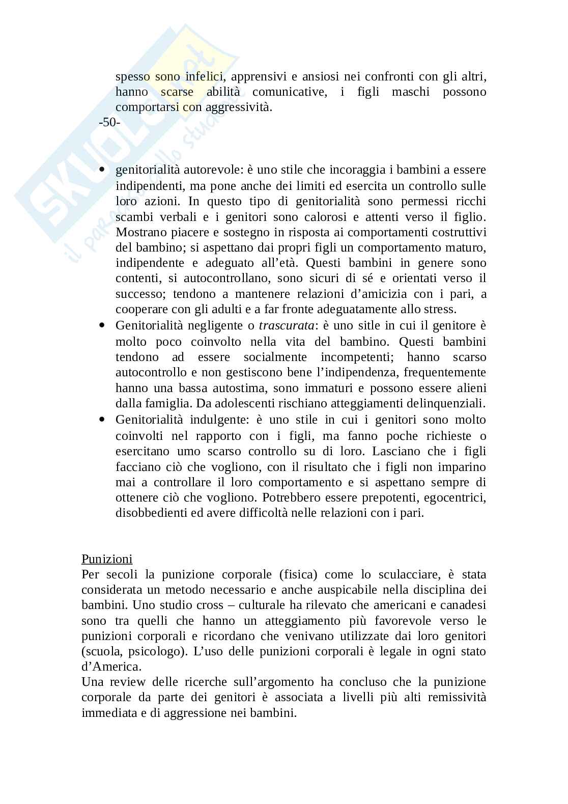 Psicologia dello sviluppo Pag. 51