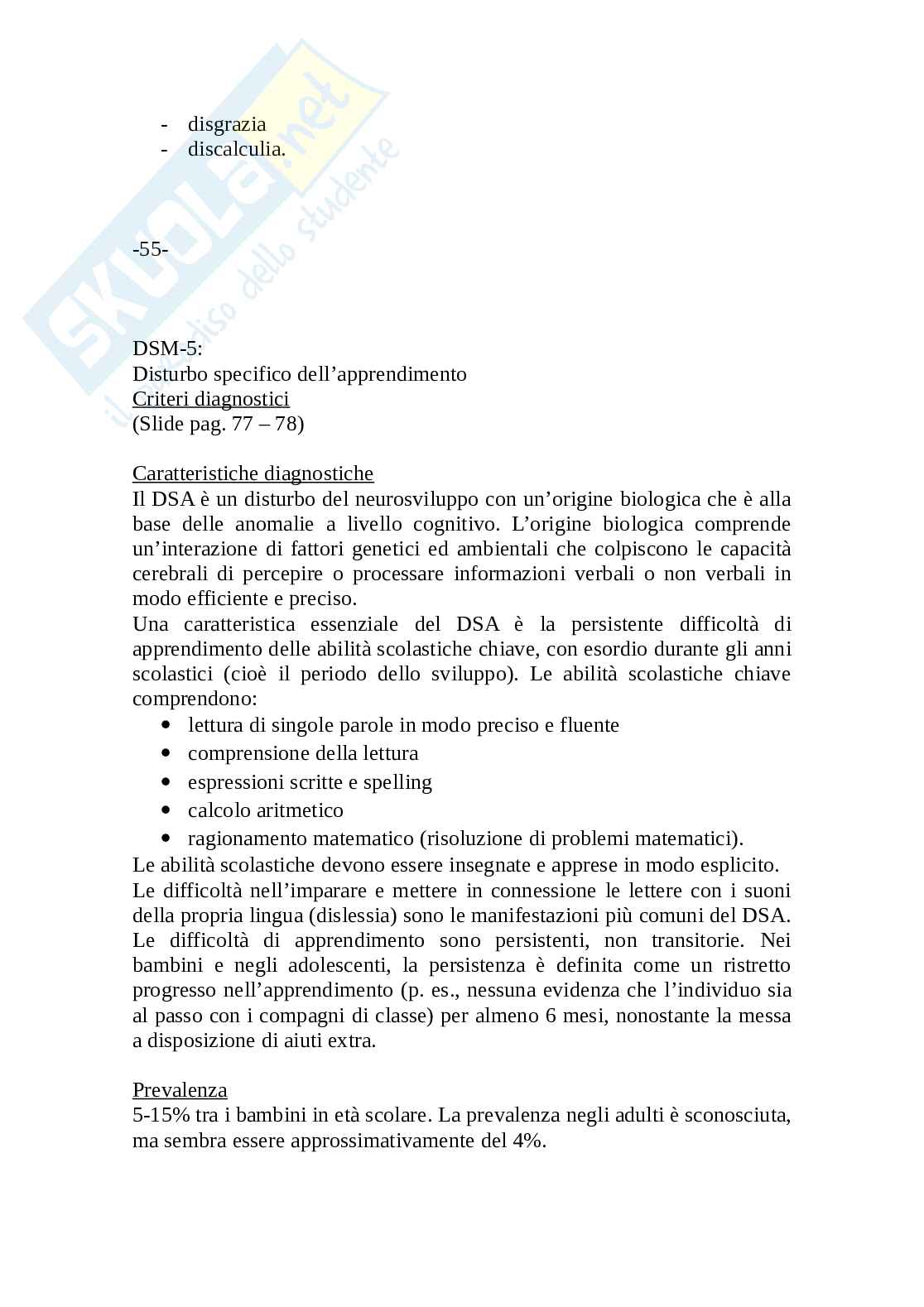 Psicologia dello sviluppo Pag. 56
