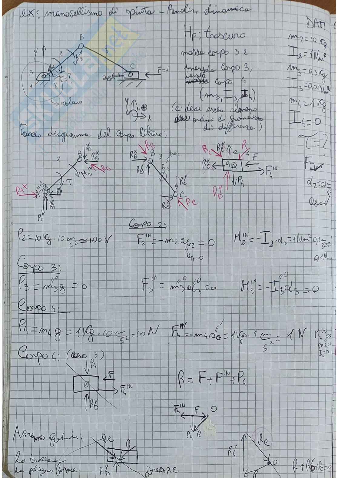 Esercizi svolti d'esame Fondamenti di meccanica Pag. 21