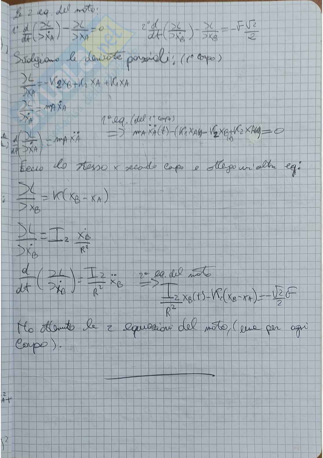 Esercizi svolti d'esame Fondamenti di meccanica Pag. 26