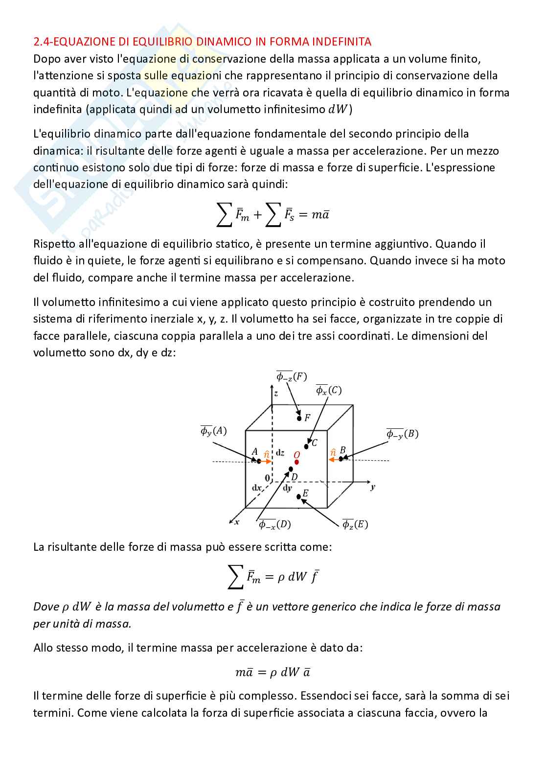 Meccanica dei fluidi, parte 5 - equazioni che governano un fluido in moto e generico problema fluidodinamico Pag. 16