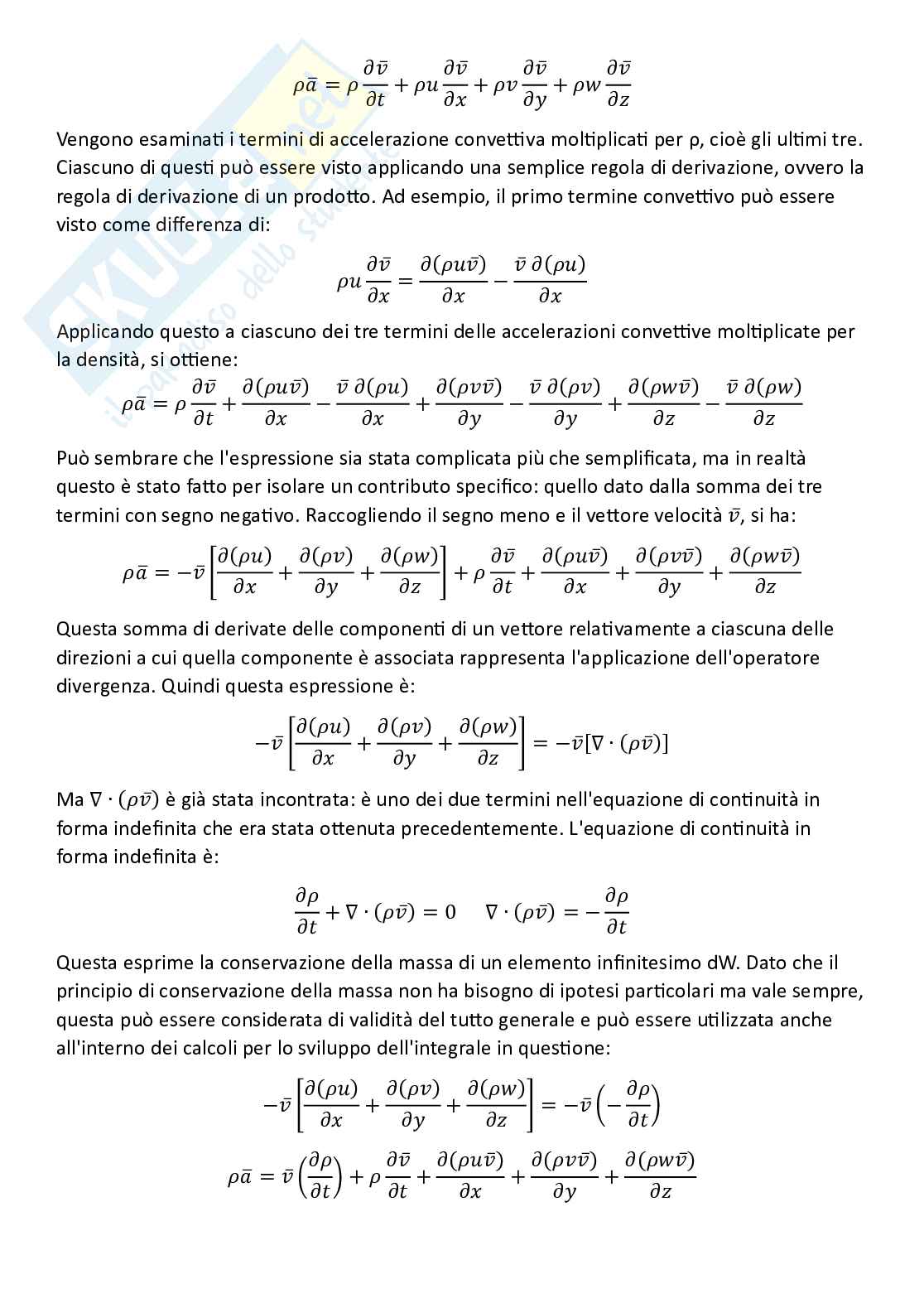 Meccanica dei fluidi, parte 5 - equazioni che governano un fluido in moto e generico problema fluidodinamico Pag. 21