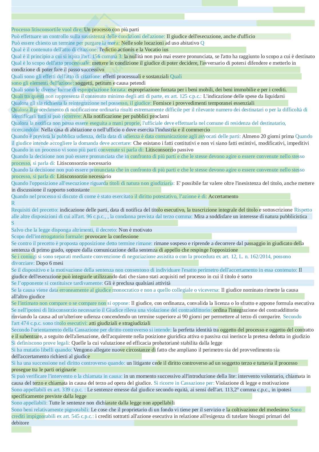 Paniere esame Diritto processuale civile Pag. 31