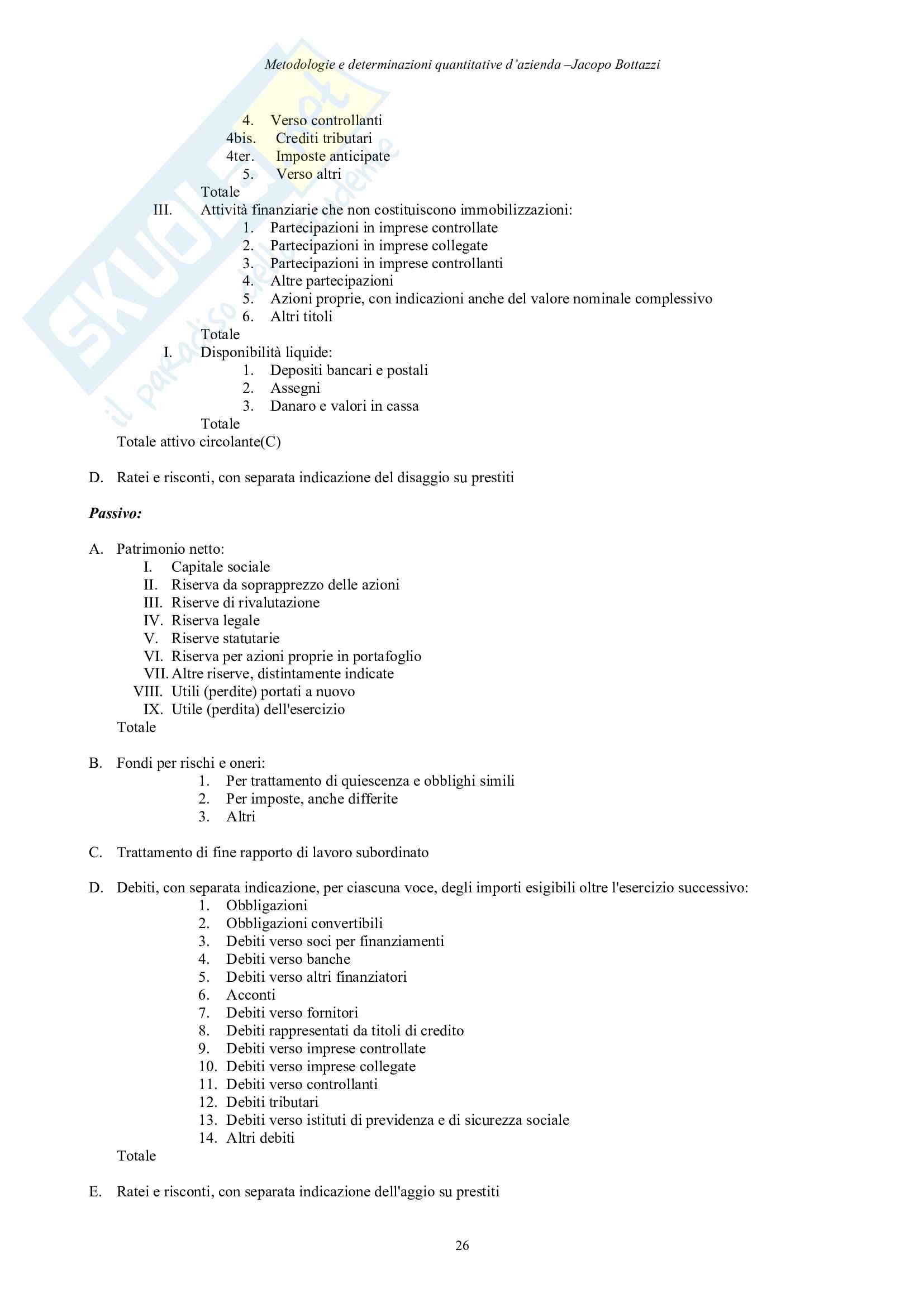 Definizioni: Appunti di Metodologie Pag. 26