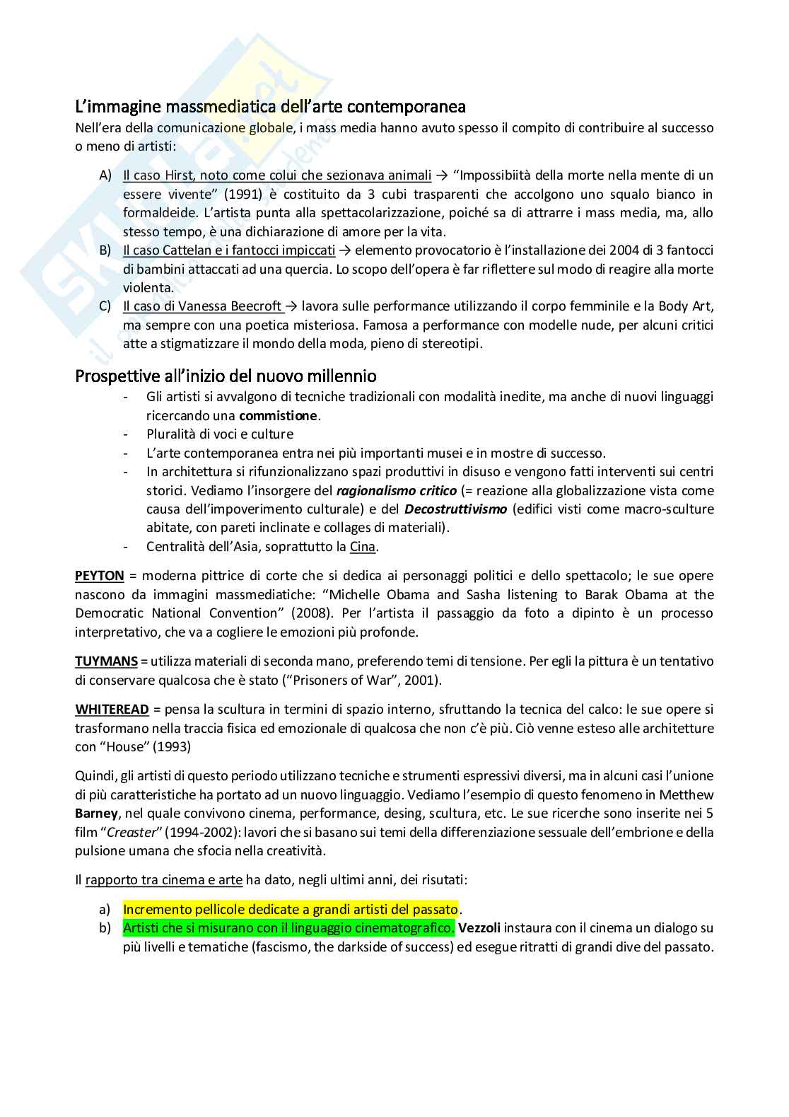 Riassunto esame Storia dell'arte contemporanea , prof. Cortesini, libro consigliato La storia dell'arte (Vol. 5), Bertelli Pag. 36