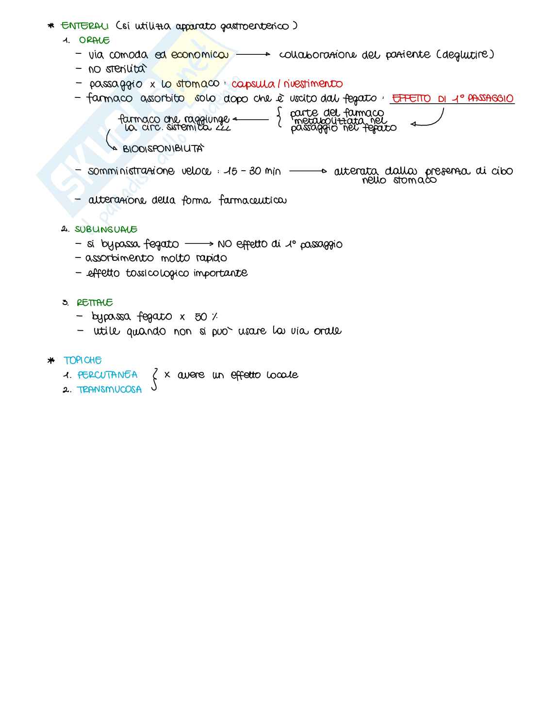Appunti di Farmacologia generale - parte 1 di 2 Pag. 6