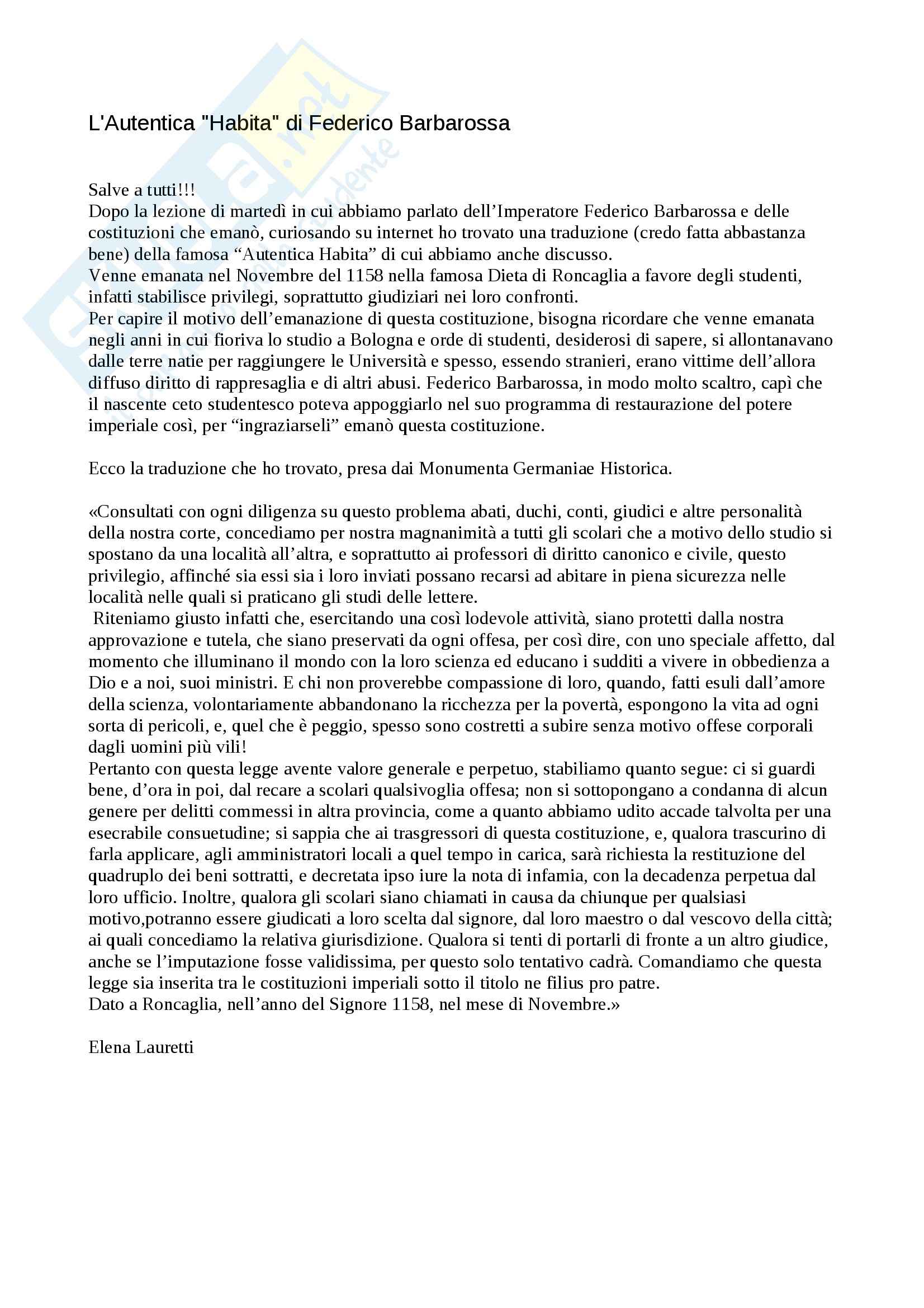 Autentica "Habita" Pag. 1