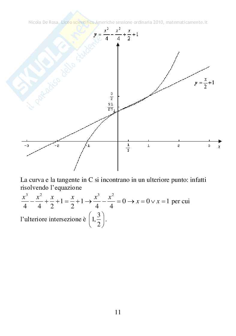 2010 - Liceo scientifico Americhe, sessione ordinaria Pag. 11