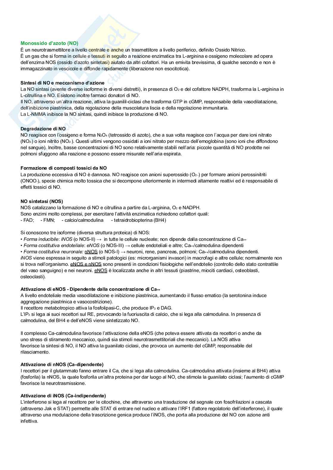 Parte sul monossido d'azoto Pag. 1