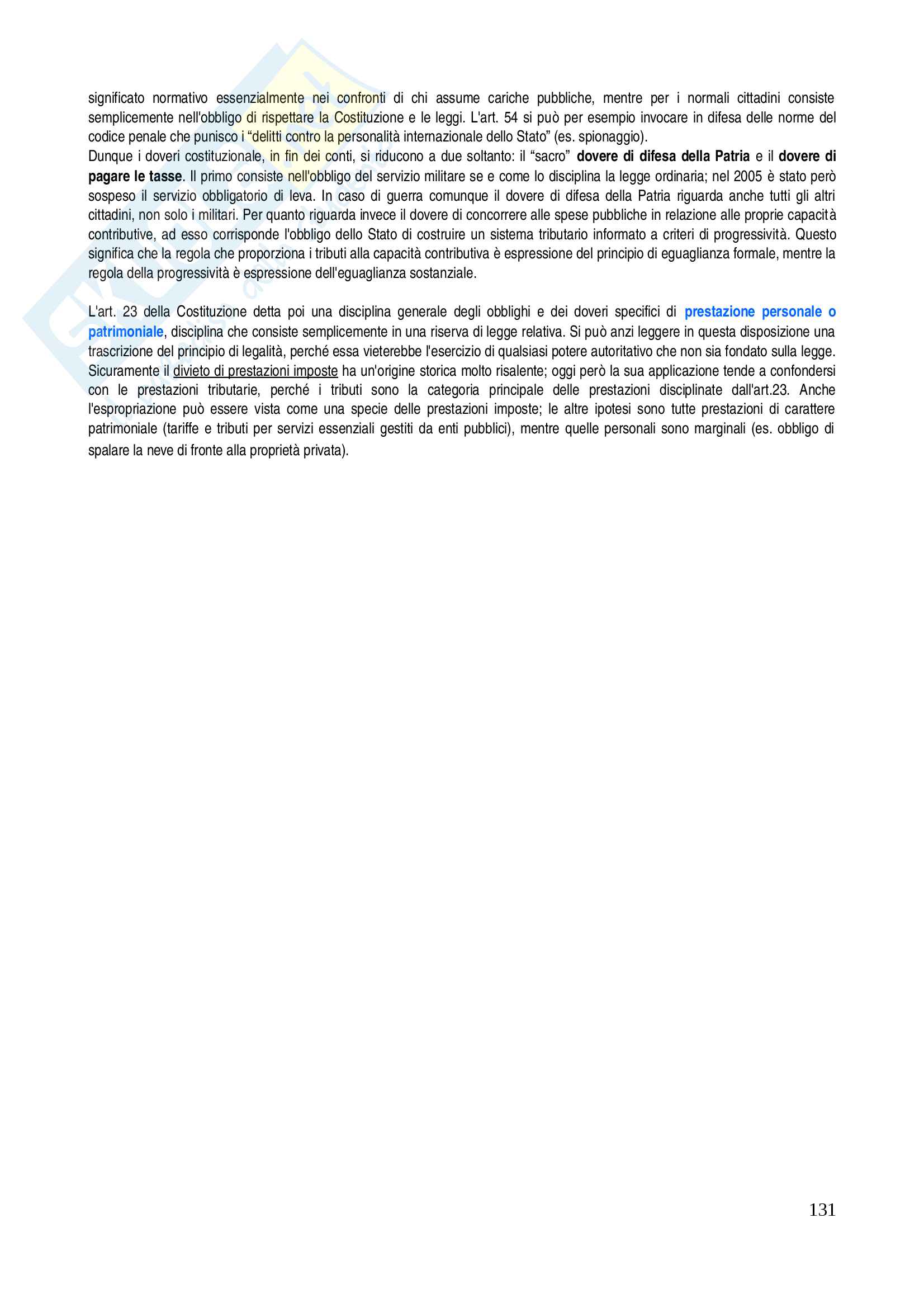 Riassunto di diritto costituzionale Pag. 131