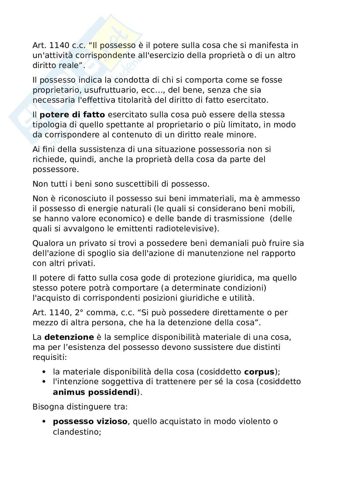 Riassunto esame Diritto privato, Prof. Renna Mario, libro consigliato Lineamenti di diritto privato, Gabrielli Pag. 51