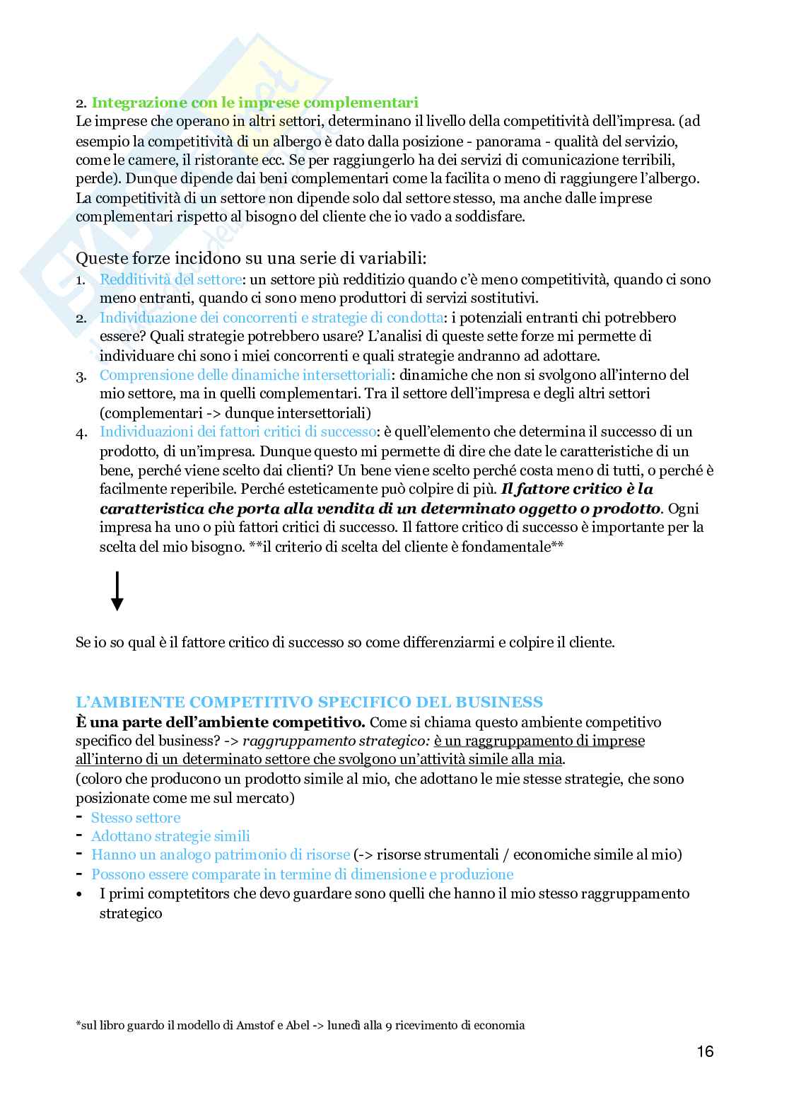 Economia aziendale Pag. 16