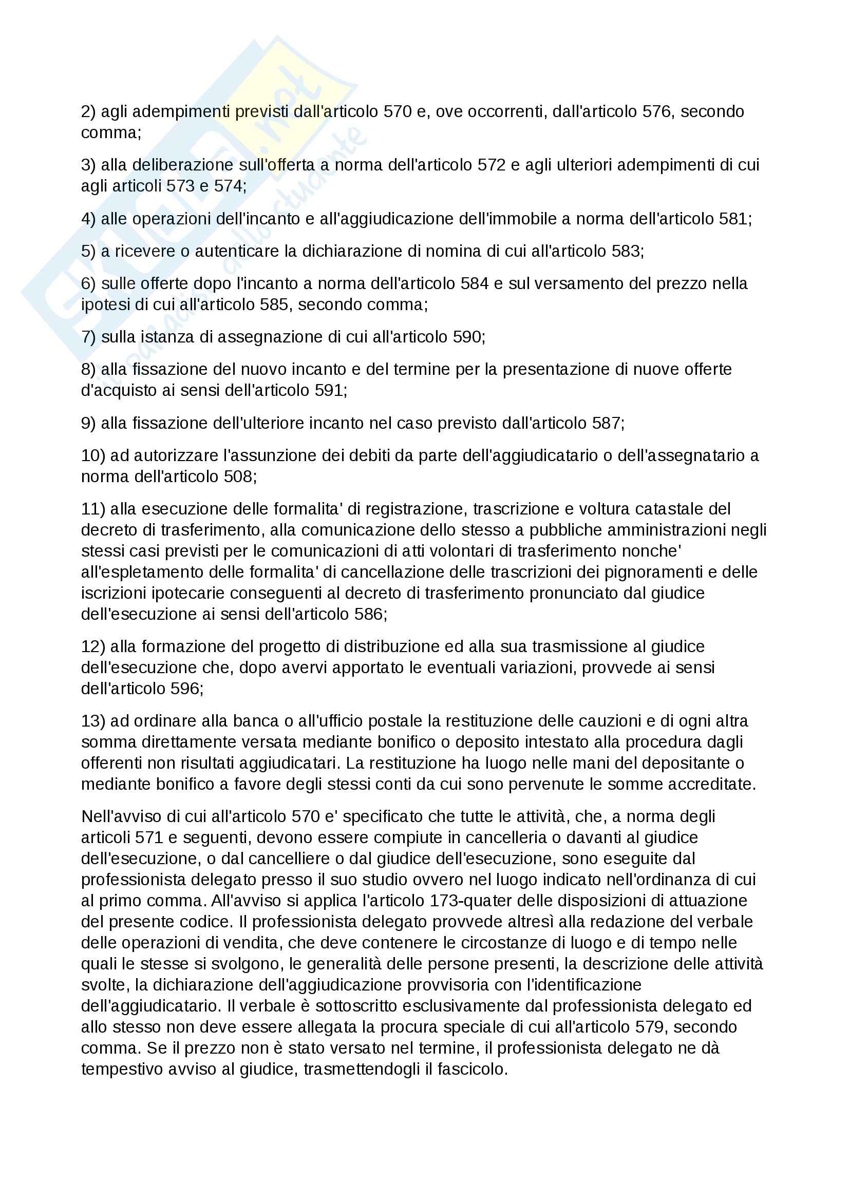 Riassunto esame procedura civile ii, professore Punzi libro consigliato il processo civile, Punzi,volume IV Pag. 76