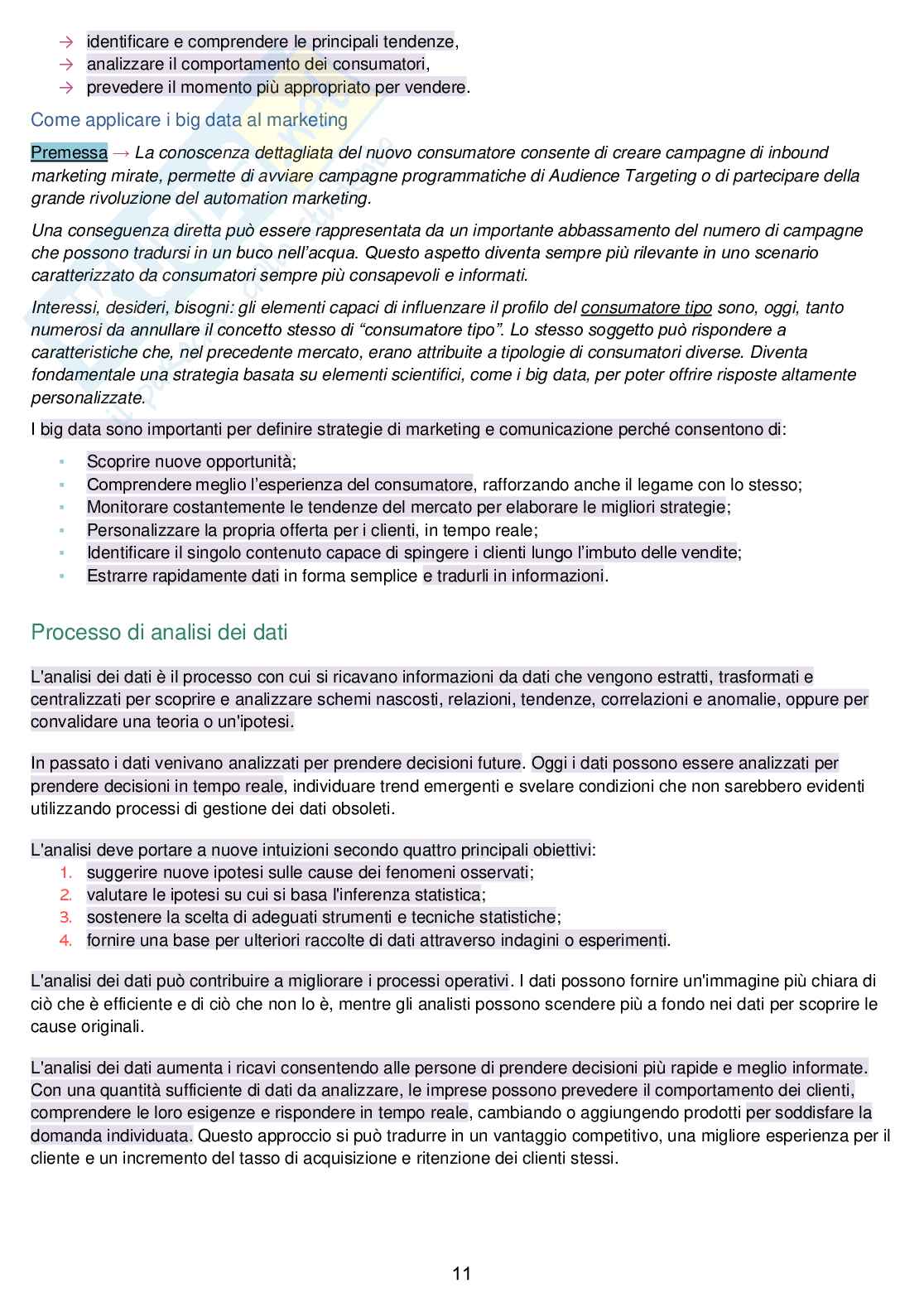 Informatica per la comunicazione digitale Pag. 11