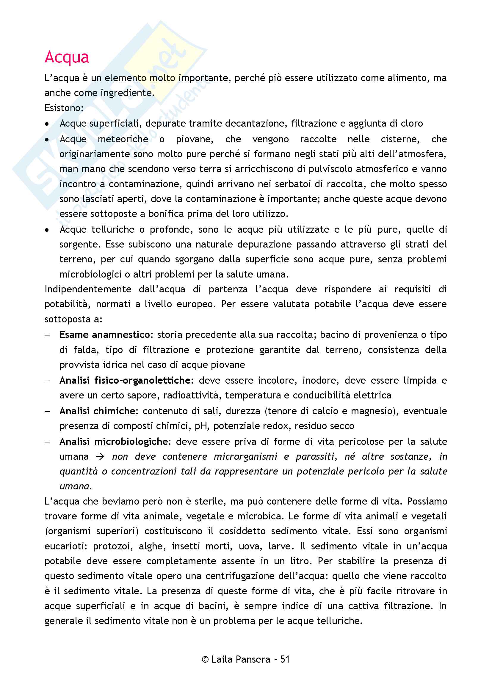Microbiologia alimentare Pag. 51