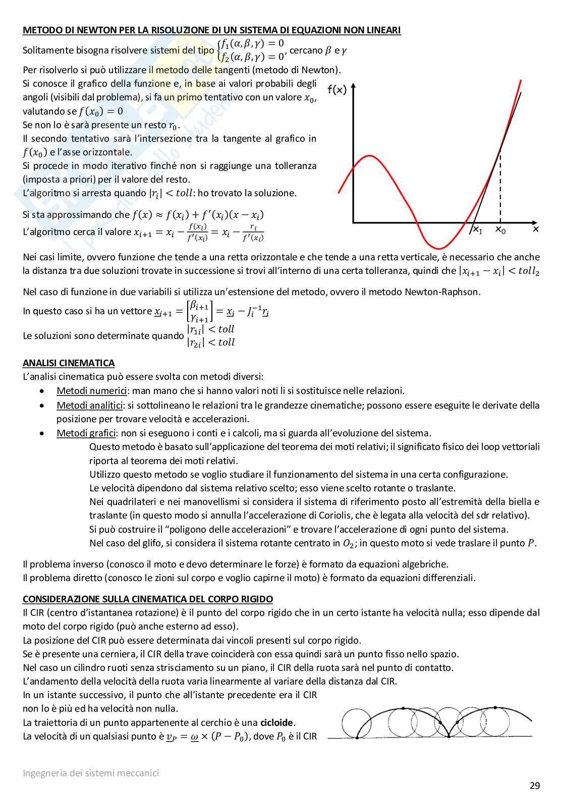 Appunti Ingegneria dei sistemi meccanici Pag. 1