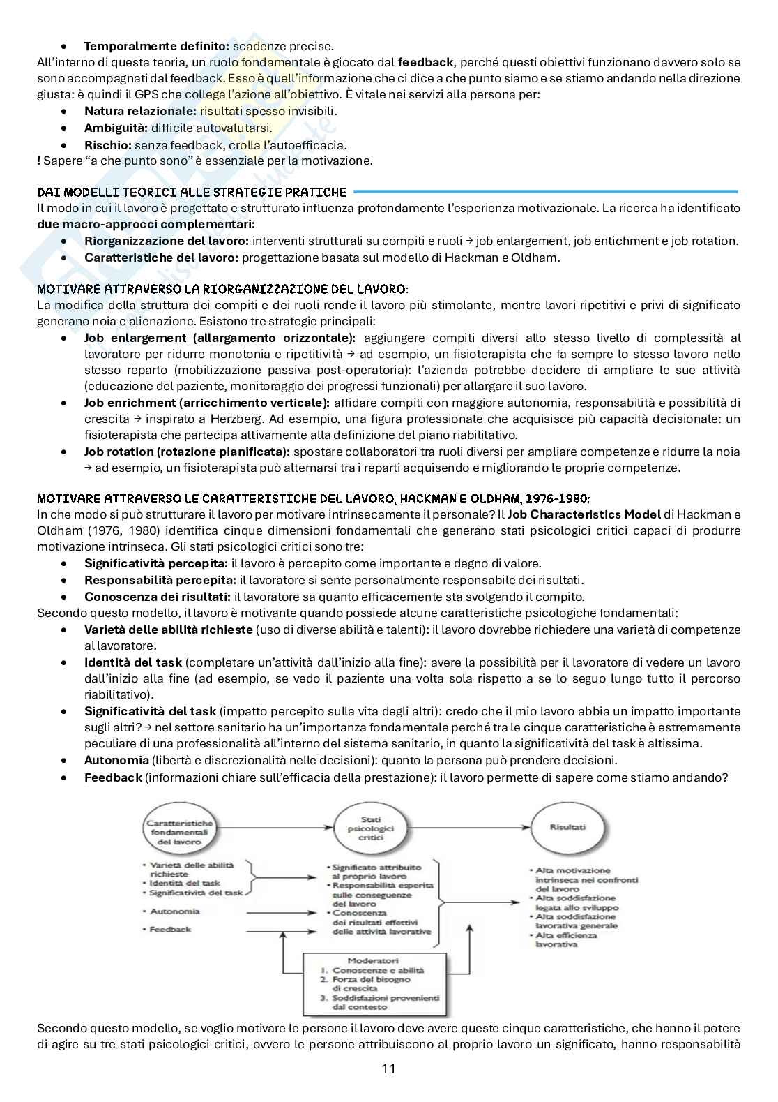 Appunti di Psicologia del lavoro e delle organizzazioni Pag. 11