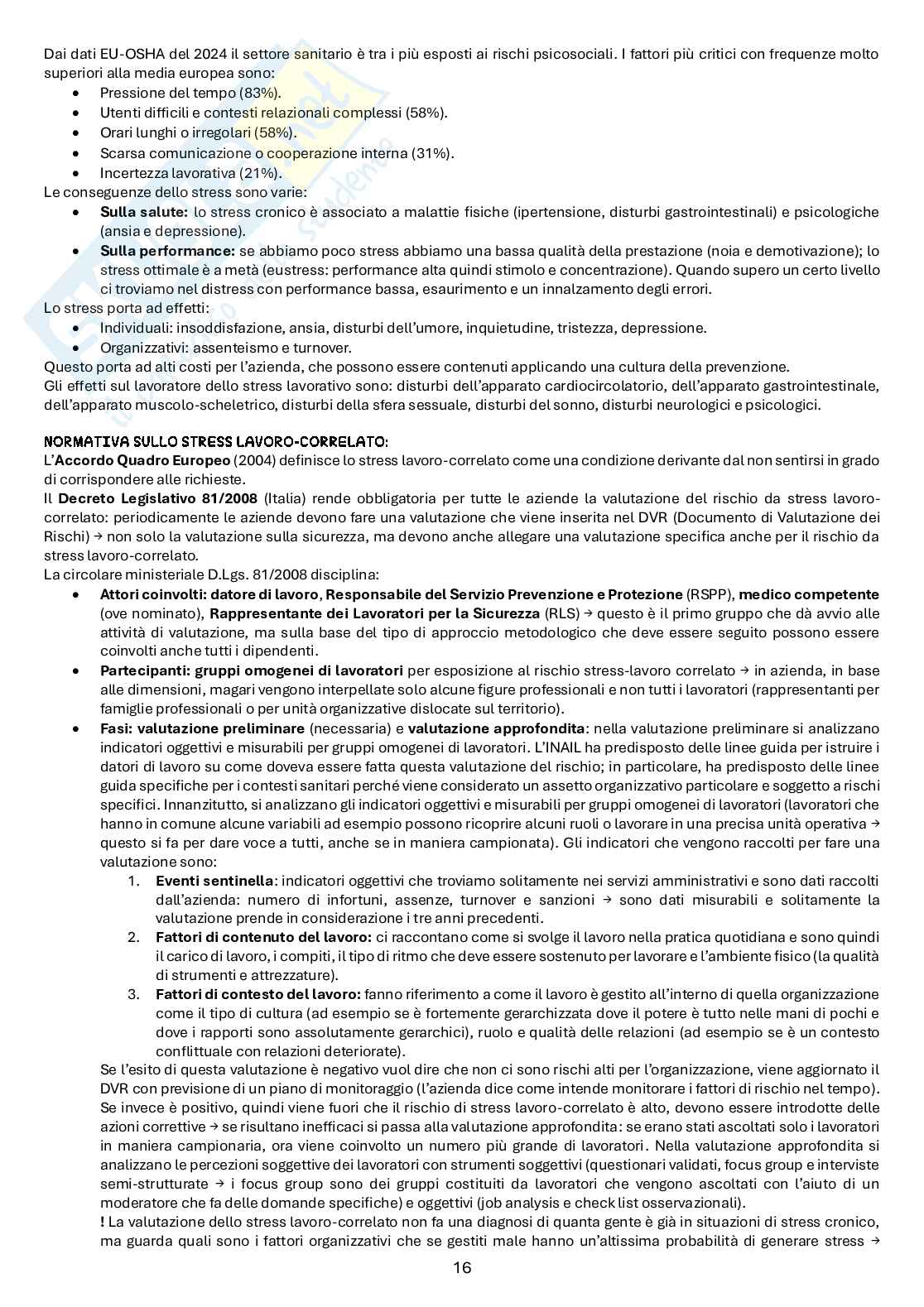 Appunti di Psicologia del lavoro e delle organizzazioni Pag. 16