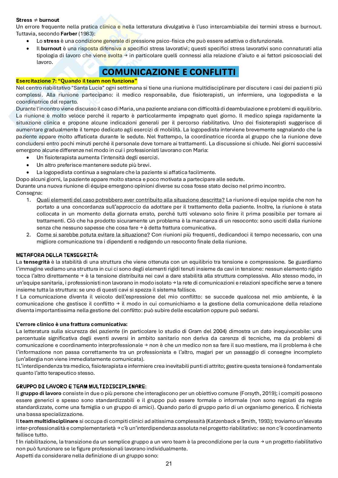 Appunti di Psicologia del lavoro e delle organizzazioni Pag. 21