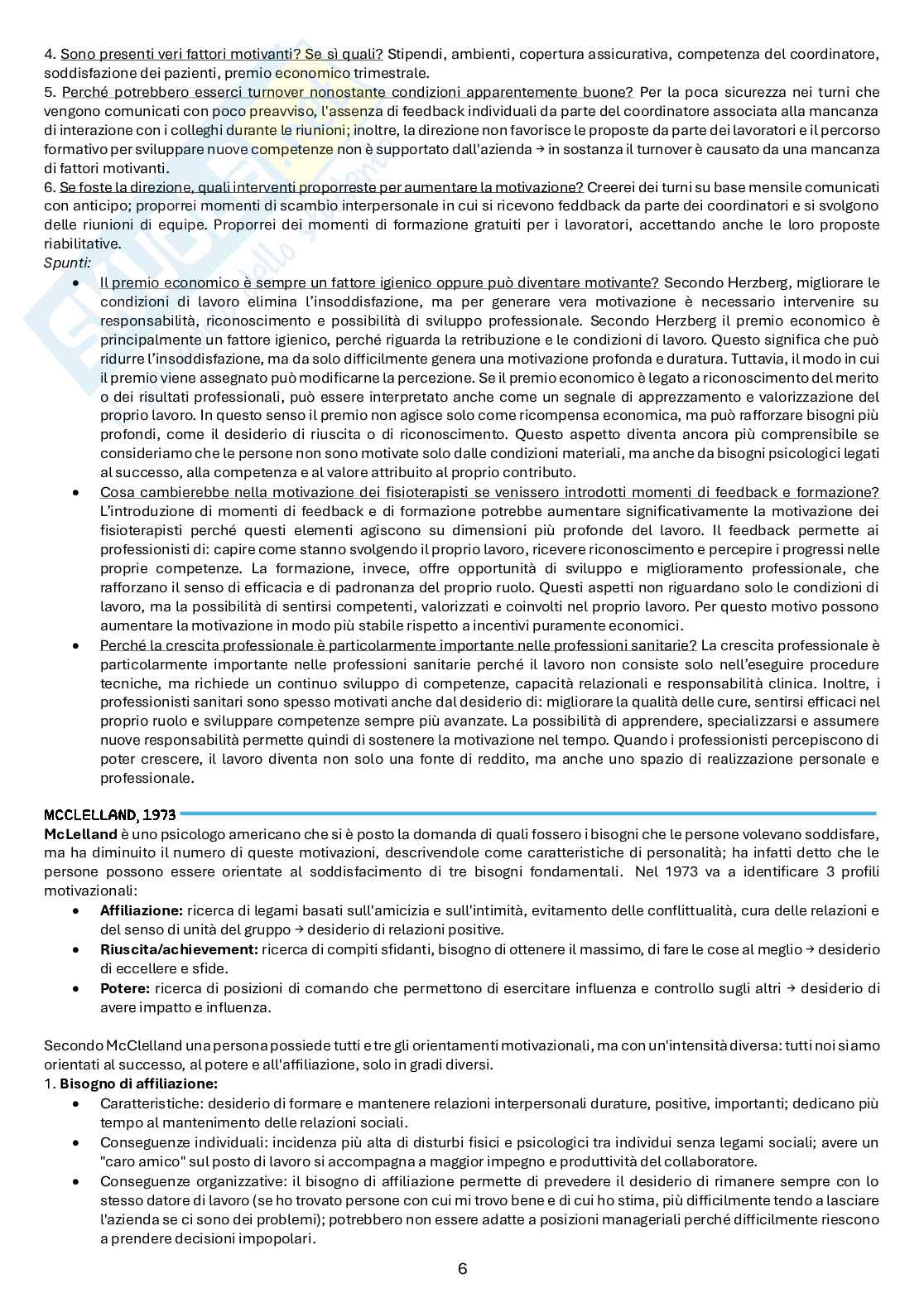 Appunti di Psicologia del lavoro e delle organizzazioni Pag. 6