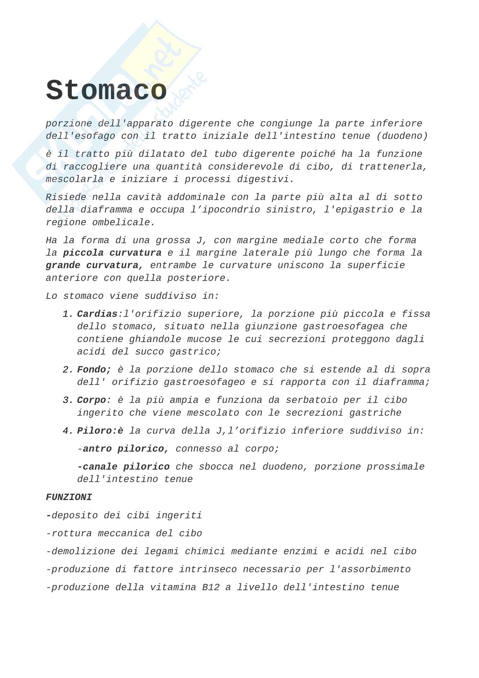 Appparato digerente Pag. 2