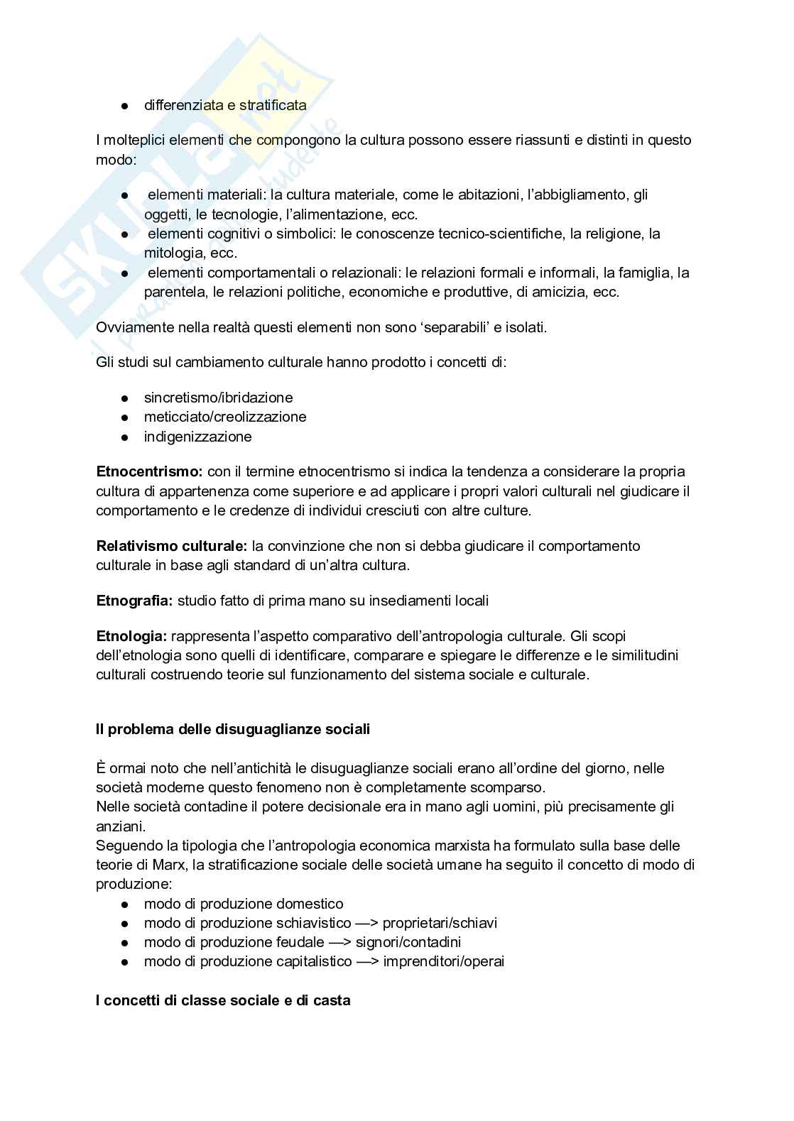 Appunti esame Antropologia sociale  Pag. 2