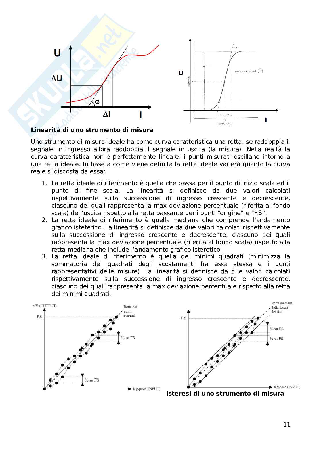 Appunti di Misure meccaniche e collaudi Pag. 11